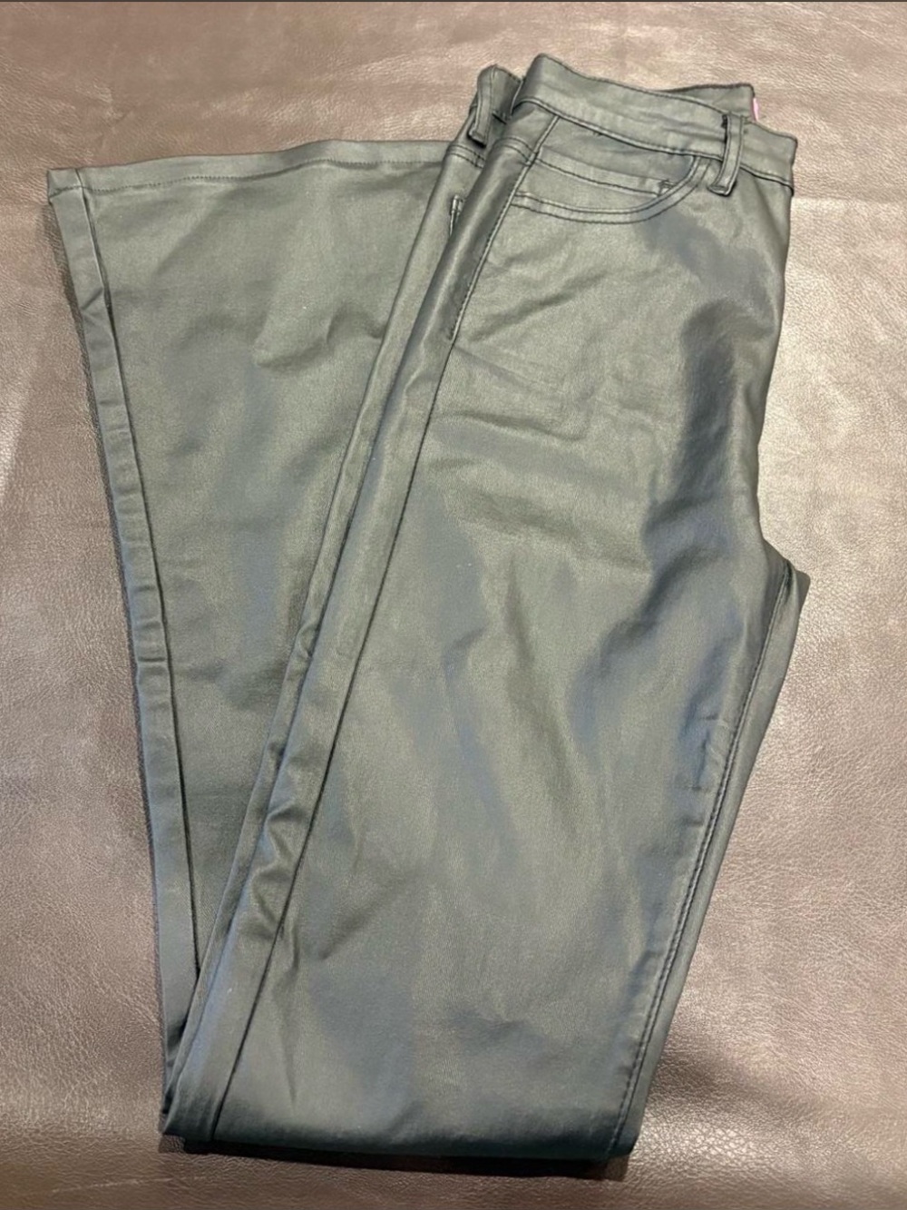 Black leather pants